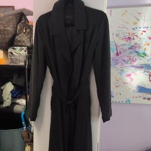 Black Trench Coat Banana republic
